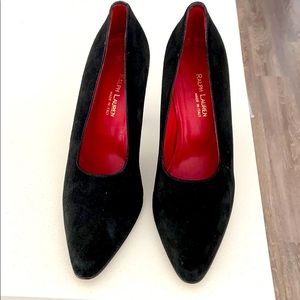 Ralph Lauren black heels